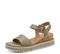 Tamaris Sandales Femme 28247-46 - Talon compensé Vert Taille 40 EU