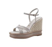 Tamaris Femme Damen 1-1-28363-20 Sandale, Tons Ivoire, 41 EU