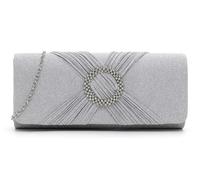 Tamaris Amalia Brooch Clutch Silver