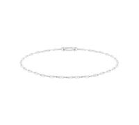 Tamaris Anklet - Élégant bracelet de cheville en acier inoxydable poli - Argenté - Chaîne réglable jusqu'à 25 cm - Imperméable et doux pour la peau