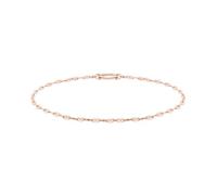 Tamaris Anklet - Élégant bracelet de cheville en acier inoxydable poli - IP or rose - Chaîne réglable jusqu'à 25 cm - Imperméable et doux pour la peau