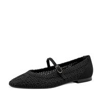 Tamaris Ballerine élégante pour Femme, Noir, 37 EU
