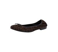 Tamaris Ballerine pour Femme en Argent/Platine, Mocca Leopard, 41 EU