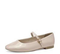 Tamaris Ballerine végétalienne élégante pour Femme, Beige, 36 EU
