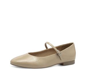 Tamaris Ballerine végétalienne élégante pour Femme, Beige, 37 EU