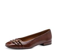 Tamaris Ballerine végétalienne pour Femme, Cognac, 38 EU