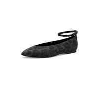 Tamaris Ballerines à lanières gris / noir, Taille 37