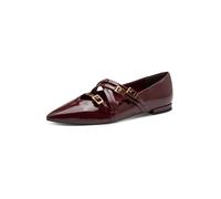 Tamaris Ballerine végétalienne pour Femme, Brevet Merlot, 36 EU
