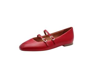 Tamaris Ballerines à Sangle pour Femme 1-22142-44 - Rouge - Taille 39 EU