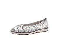 Tamaris Ballerines Femme 22121-42 plates en cuir blanc Taille 40