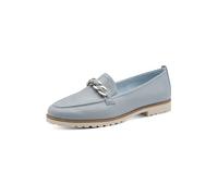 Tamaris Mocassin Femme plat Cuir bleu 39 EU