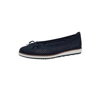 Tamaris Femme Ballerine cuir plate bleu 41 EU