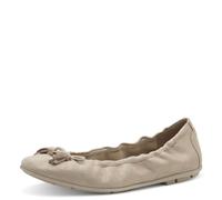 Tamaris Ballerines classiques pour femme, semelle intérieure amovible, Or clair, 41 EU