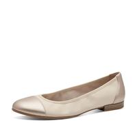 Tamaris Ballerines Classiques pour Femme, Semelle intérieure Tactile, Blanc Ivoire Comb, 39 EU