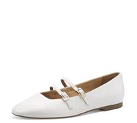Tamaris Ballerines pour Femme 1-22142-44 - Blanc - Taille 42 EU, Blanc., 42 EU
