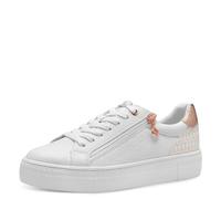 Baskets Femme Tamaris - Blanc - Synthétique - Compensé - Zip 39