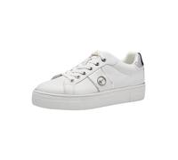 Tamaris Baskets basses argent / blanc, Taille 38
