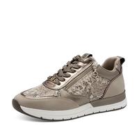 Tamaris Baskets Basses 1-23732-41 pour Femme, Taupe/Serpent, 38 EU, Taupe Snake., 38 EU