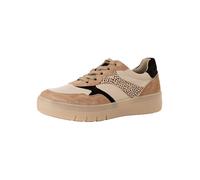 Tamaris Baskets basses beige chiné / noir, Taille 36