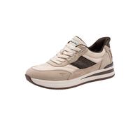 Tamaris Baskets basses beige / crème / chocolat, Taille 40