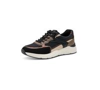 Tamaris Baskets basses beige / or / noir, Taille 36