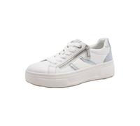 Tamaris Femme Comfort Damen Sneaker Low 8-83716-44 Basket, Blanc/Bleu, 38 EU