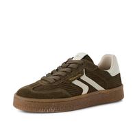 Tamaris Baskets basses blanches et olive – Taille 40 EU
