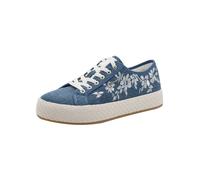 Tamaris Baskets basses bleu denim / blanc cassé, Taille 39