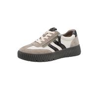 Tamaris Baskets basses écru / anthracite / greige, Taille 37