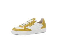 Tamaris Baskets basses moutarde / blanc, Taille 40