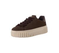 Tamaris Baskets Basses Plates pour Femme, Marron (Mocca), 41