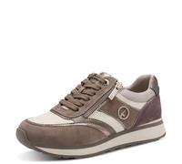 Tamaris Baskets Basses Plates pour Femme, Marron (Taupe Comb), 37