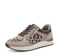 Tamaris Baskets Basses Plates pour Femme, Marron (Taupe Comb), 38