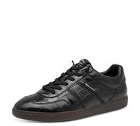 Tamaris Baskets Basses Plates pour Femme - Noir Croco - 37