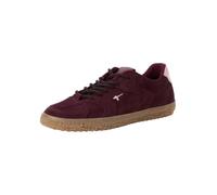 Tamaris Baskets Basses Plates pour Femme, Rouge (Bordeaux Comb), 40