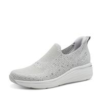 Tamaris Baskets Basses pour Femme, Gris Clair, 41 EU, Gris Clair, 41 EU