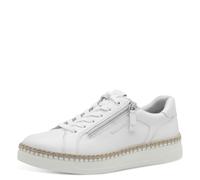 Tamaris Baskets basses pour femme, semelle intérieure amovible, doublure confortable, Blanc., 39 EU