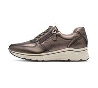 Tamaris Baskets basses pour femme, semelle intérieure amovible, marron clair, 41 EU