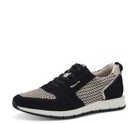 Tamaris Baskets basses pour femme, semelle intérieure amovible, Noir Black Comb, 36 EU