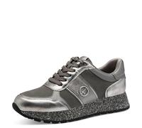 Tamaris Baskets Basses pour Femme - Silver Glam - Taille 40 EU, Silver Glam, 40 EU