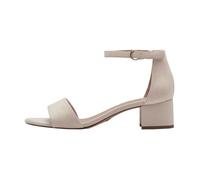 TAMARIS Baskets femme beige - talon bloc 2 cm, fermeture scratch, velours & nubuck 37