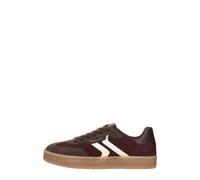 Tamaris Chaussures basses à lacets pour femme 1-23723-44/402 cuir lisse Beige/Merlot Comb 36 EU