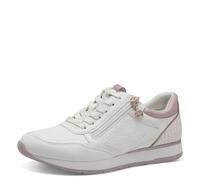 Tamaris Baskets pour Femme 1-23603-42 - Blanc/Rose doré - Taille 36 EU, Or Rose, 36 EU