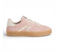 Tamaris Baskets Tennis Cuir Rose Rayures Blanches Femme Chaussures