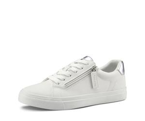 Tamaris baskets zippées pour femme blanches, white-417, 39 EU