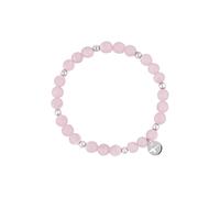 Tamaris Berads Bracelet rose avec boules en métal en acier inoxydable
