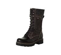 Tamaris Bottes à lacets brun foncé / marron chiné, Taille 39