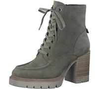 Tamaris Bottes à lacets pour femme avec talon bloc en cuir ; sauge/vert ; 37 EU, sauge, 37 EU