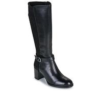 Tamaris Femme Damen Long Boot Heel 1-25512-45 Botte Haute Jusqu'au Genou, Noir, 39 EU