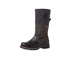 Tamaris Bottes brun foncé / noir / noir chiné, Taille 40